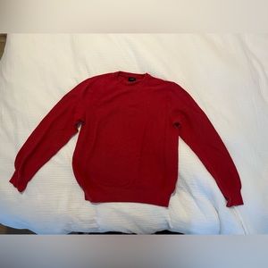 JCrew Red Cotton Sweater - excellent condition - M
